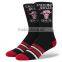 China Custom Sock Manufacturer Mens Colorful Stripes Custom Logo Sports Socks