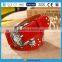 pig leather women belt with pin buckle and flower decorated