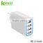 AC Power Adaptor EU US Plug 4 Port USB Wall Charger 2.4A for Mobile Phone Digital Products