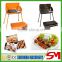 Stainless steel folding type bbq grill