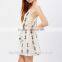Hot Selling Adorable Fashion Black Embroidery Ladies Western Dress Designs