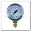 High quality 2.5 inch black steel case brass internal CNG gauge for pressure