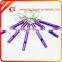 Lovely Purple Fashion Laser Logo Aluminum Whistle Keychain
