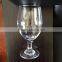 custom logo available short legged/stem beer glass