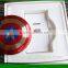 6800mAh Captain America Shield Power Bank For Iphone 6 Samsung S5 Dual USB Mobile Charger External Battery Pack