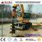 mini farm machinery 8ton new excavator price wheeled excavator