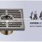 LABRAZE LE8502N washing machine brass floor drains with copper wire drawing