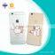 Hot sale slim soft case transparent silicone phone case with customized stanard