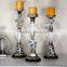 wholesale high quality angel wings centerpiece mosaic tall candle holder