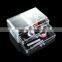 3 Layers Plastic Jewelry Storage Cabinet Box Insert Holder Makeup Case Transparent Cosmetic Organizer