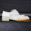 2016 hot selling good quality and price safety boots white and navy white dress shoes and parade shoes manufacturer (SA-6101)
