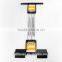 Multi-function 3 Ways Chest expander 5 Chrome-plating springs exerciser with plastic handle