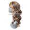 Latest Hot Selling wavy synthetic wig 16 inch long human hair wig