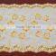 2015 Newest round embroidred printed pvc table cloth with straight/lace /wave edge