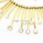 Best price stainless steel gold plated pearl jewelry set necklace