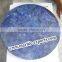 Round Lapiz Lazuli Gemstone Coffee Table Top Antique
