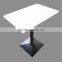 SIMBLE gold manufactory acrylic dining room table,solid surface restaurant table top