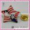 Star shaped lapel pin, metal country flags lapel pins