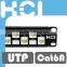 24 Port Staggered UTP Blank Patch Panel for RJ45 Cat6A Keystone Jack