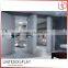 Commercial retail display shelves with glass doors