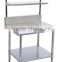 Factory custom 304 stainless steel commerial kitchen work bench