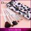 7Pcs Professional Makeup Brush Organizer Kits Natural Cosmetic Bag