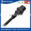 high quality 6ft USA standard AC black heavy duty computer power cable computer monitor power cord(NEMA 5-15P Plug to IEC C13)