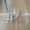 wholesale innovative household small size clear cosmetic acrylic makeup organizer with 8 grids for store jewelry cosmetic