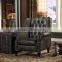 High Quality Luxurious Replica Green Leather Single Sofa/Classic Leather Recliner/Victorian Style Leather Arm Chair