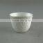 White Ceramic Tea Cup With Flower Embossing and Golden Line for Wholesale 12 Pcs per Set,with Color Box.good Quality