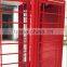 Europe style london telephone booth for sale / telephone booth decoration HS-B-13