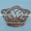 factory recycled plastic woven fruit basket
