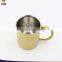 Double Wall stainless Steel Coffee cup , Food Grade Durable Safe