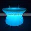 Fashion Nice Shenzhen Furniture Wireless Rechargeable Battery Remote Control Bar Party LED Glow Cocktail Table