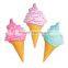 Leasure giant Inflatable Ice Cream Cones 60 Inch 3 Different Colors pool float large outdoor swimming pool toys for kids adults