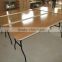 wooden Folded Banquet Dining Table