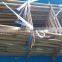 Hand-assembled bamboo trellis with small package