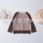 New style v neck cardigans knitted boys sweaters design with raglan sleeves