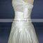 Sleeveless A Line Taffeta Wedding Dress