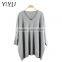 wholesale custom winter women comfortable solid color v neck Cashmere pullover