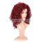 Hot sale kinky curly synthetic hair wigs