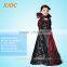 2016 Simple red vest style cosplay vampire costume with black cape