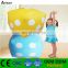 PVC inflatable dice inflatable dice shaped seat for kids' outdoor game tools