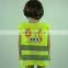 CE approved colorized high visibility cute OEM service reflective child safety vest