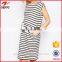 Maternity Clothes Manufacturer Stripe Detail Sleeveless 100 Cotton Wholesale summer maternity clothes