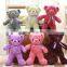 Wholesale Beautiful Stuffed Mini Colorful Custom Plush Teddy Bears