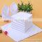 pure white 100% cotton hand towel