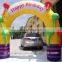 2017 Attractive inflatable happy birthday arch for kids