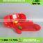 Red Attactive Rectangle Medium Size Bento Office Lunch Box Plastic With Dividers