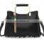 Wholesale fashion handbag tassels pu shoulder bag for ladies